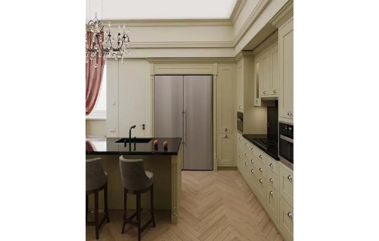 Cocina blanca lacada