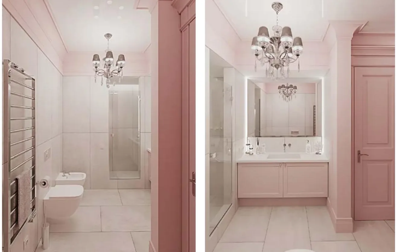 Baño con acabados premium